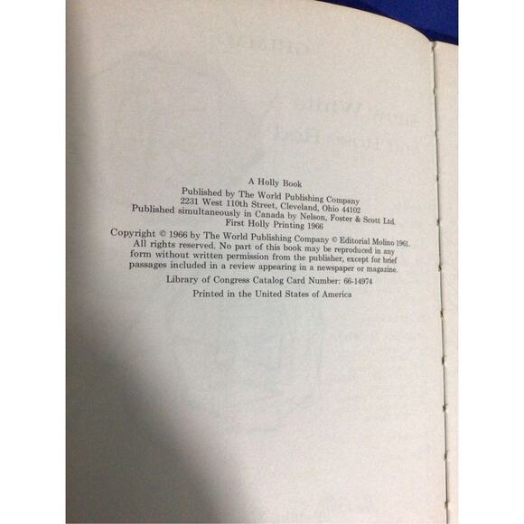 1966 Snow White and Rose Red Grimm Book First Printing By Maxine S. Morris - Picture 4 of 14